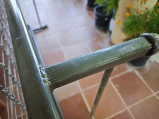 Estructura de cama metálica
