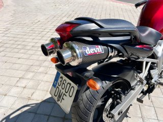 Yamaha FZ6 - Escape Devil Carbono