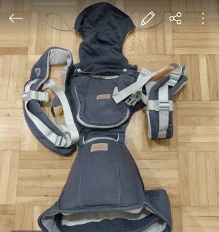 Mochila Porta Bebés Ergonómica Gris