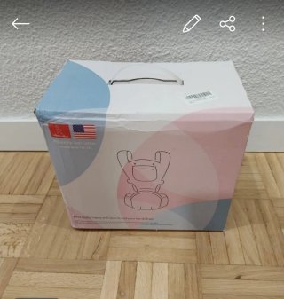 Mochila Porta Bebés Ergonómica Gris