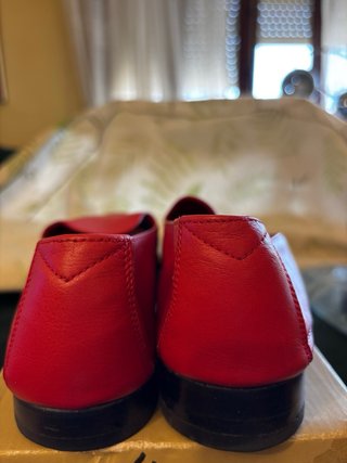 Mocasines Sergio Serrano 41 Hombre Piel Roja
