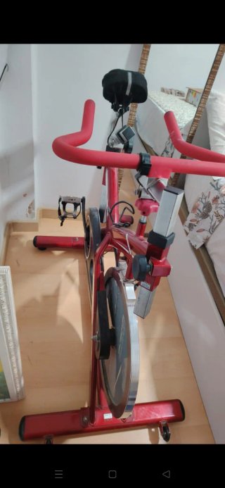 Bicicleta de Spinning Roja