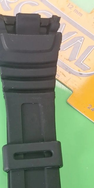 Correa Goma Reloj Casio W96H Negra