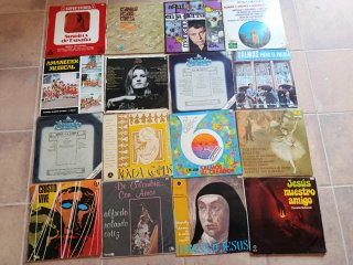 Lote Vinilos Música Religiosa y Clásica