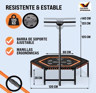 Cama Elástica Fitness Interior Ø120cm