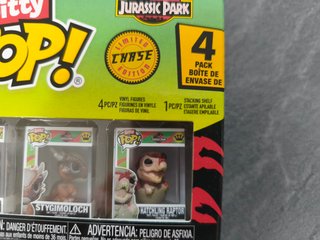 CHASE 4 Funko Bitty Pop! a tema Jurassic Park