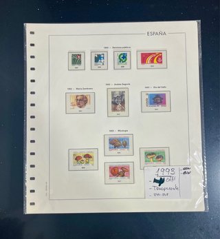 1993 Hoja de sellos España Edifil