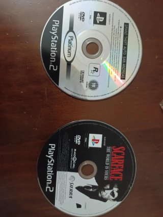 GTA San Andreas y Scarface PS2