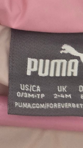 Abrigo Puma Bebé Invierno 2-4m