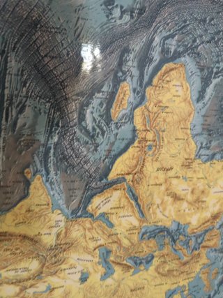 Mapa Póster Fondo de los Océanos