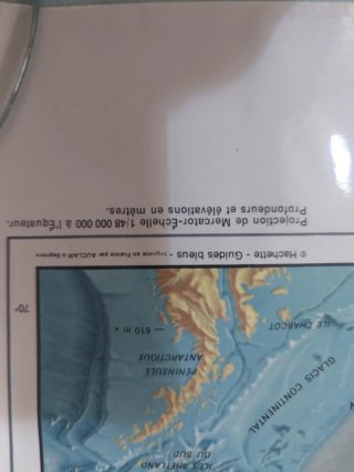 Mapa Póster Fondo de los Océanos