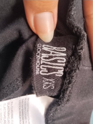 Falda negra, talla XXS