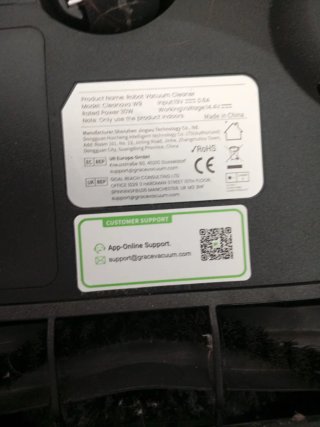 Robot aspirador y fregasuelos Cleanova W9