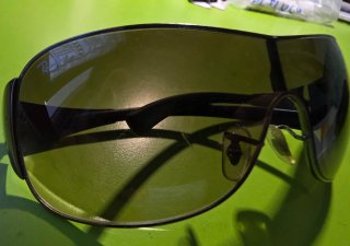 Occhiali da sole Ray-Ban neri  a mascherina