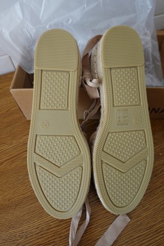 Alpargatas Corina Talla 39 Natural