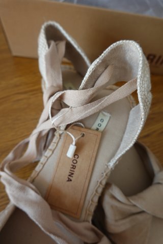 Alpargatas Corina Talla 39 Natural