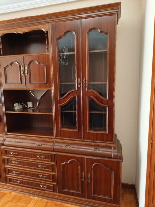 Mueble de salón clásico madera