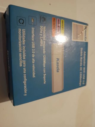 Adaptador WiFi USB 3.0 Kasda Doble Banda AC 1200