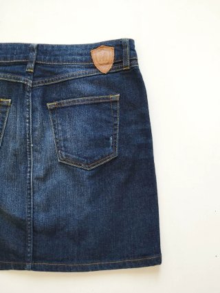 Falda vaquera mini Massimo Dutti
