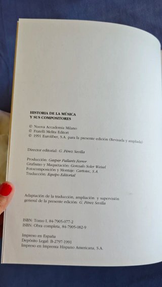 Historia De La Musica Y Sus Compositores (compl...