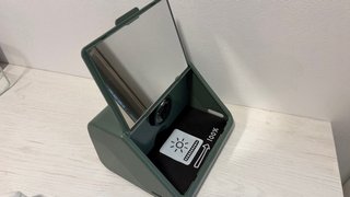 Proyector móvil verde
