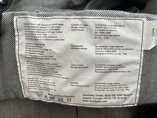 Mochila portabebés Emeibaby híbrida 2 en 1