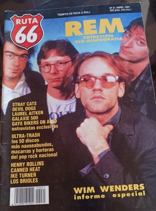 Revista RUTA 66 Nº61 (1991) – R.E.M. Entrevista +