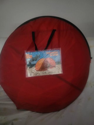 Parasol playa rojo