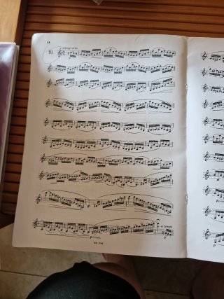 Partitura Gambaro 21 Capricci per Clarinetto