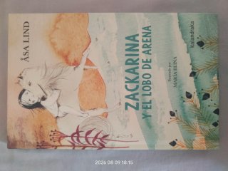 Libro infantil Zackarina y el lobo de arena