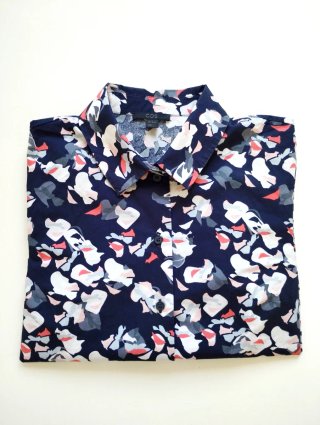 Camisa COS Estampada Azul Multicolor
