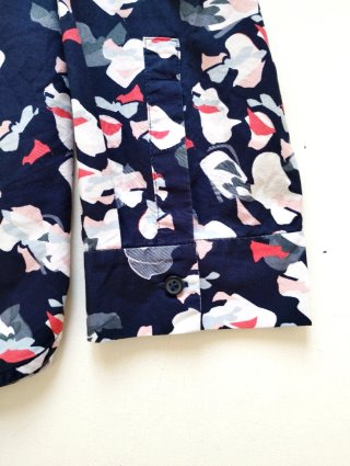 Camisa COS Estampada Azul Multicolor
