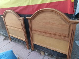 Cabeceros de cama provenzal de madera