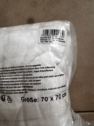 Pack 10 Muselinas Nature Mark Bebé Algodón 100%