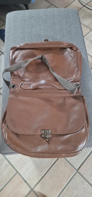 Borsa 24 ore vintage marrone