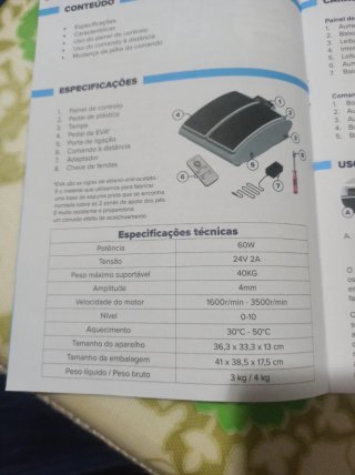 DR-HO'S Motionciser Masajeador Piernas Pies