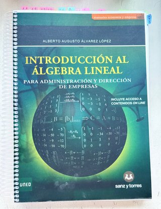 Introducción al álgebra lineal uned