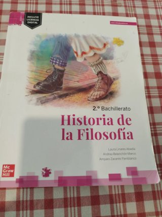 Historia de la filosofía, 2 Bachillerato