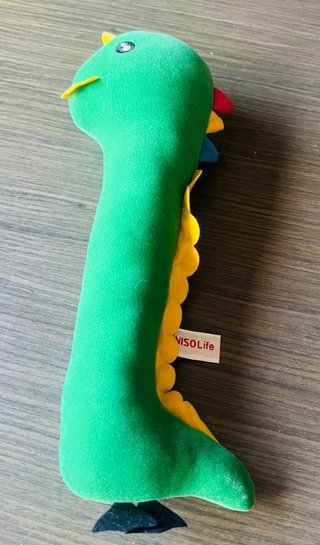 Peluche de gallo divertido y serpiente