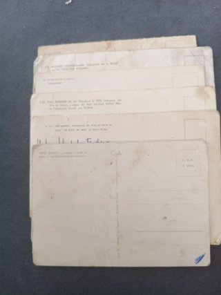6 Postales Actores Años 50/60