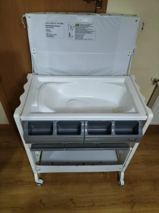 Cambiador bañera bebé