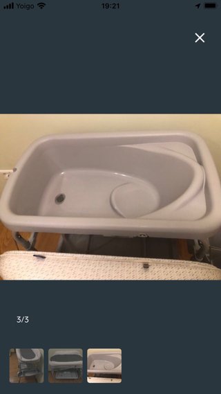 Lote bebe,Cambiador bañera bebé Silla coche Trona