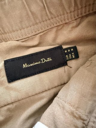 Bermuda Massimo Dutti Beige Talla M