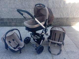 Carrito de Bebé Nurse  + Capazo + Cuco + Regalo