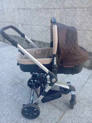 Carrito de Bebé Nurse  + Capazo + Cuco + Regalo