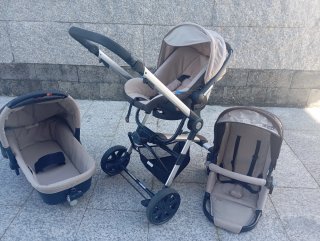 Carrito de Bebé Nurse  + Capazo + Cuco + Regalo