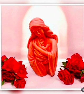 Vela Mãe e Filho(a) Decorativa