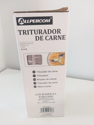 Picadora manual doble cuchilla. Mecánico manual