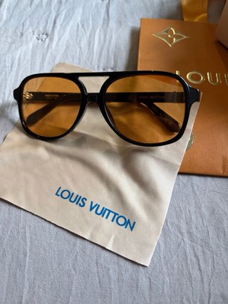 Gafas de Sol Louis Vuitton Negras y Doradas