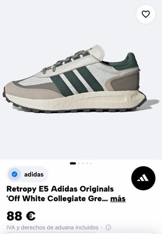 Adidas Retropy E5 Zapatillas Verde/Blanco